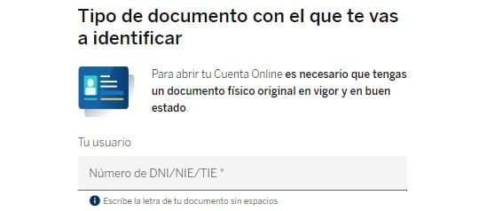 Abrir cuenta online BBVA