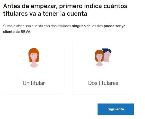 Es importante que estés seguro a la hora de decidir si la cuenta tendrá 1 o 2 titulares, ya que hacer un cambio luego requiere mucho más tiempo. 