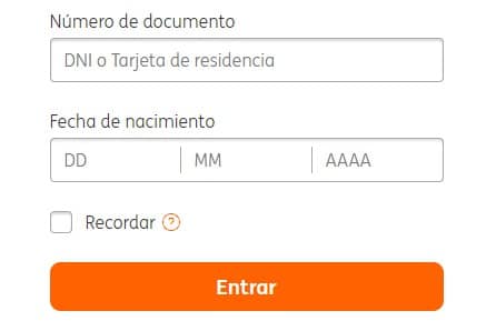 ING Online Área de Clientes
